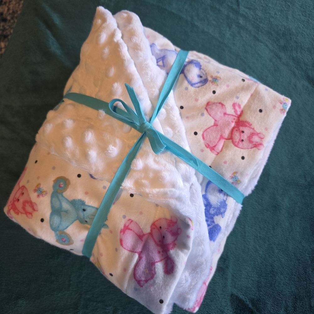 Soft Baby Blanket with Animal Print